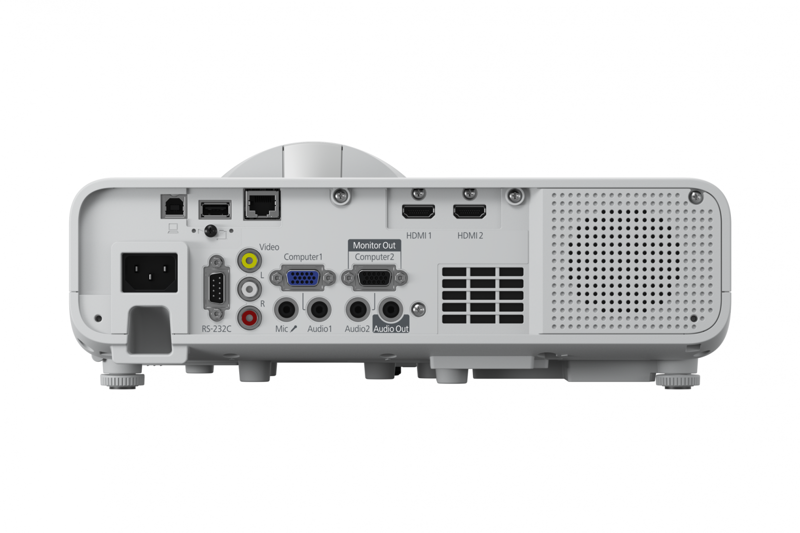 Proiector Epson EB-L210SF, Tehnologie 3LCD, Full HD,1080p,16:9,20.000h,192 Hz - 240 Hz,USB 2.0, USB 2.0 Type B, RS-232C,VGA,HDMI,Jack, Mic, Difuzor,Alb. "V11HA75080" (timbru verde 4 lei) - imagine 3