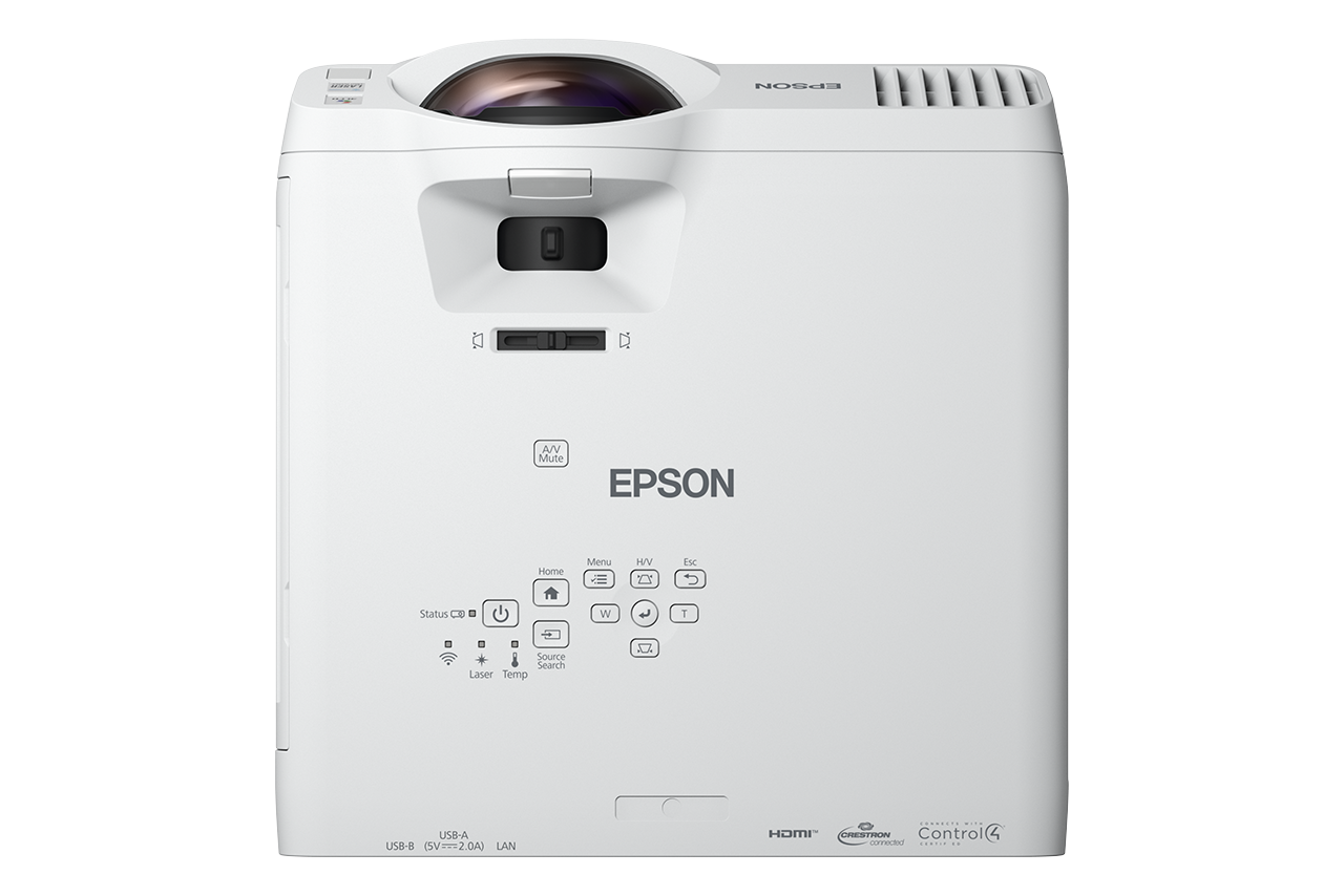 Proiector Epson EB-L210SF, Tehnologie 3LCD, Full HD,1080p,16:9,20.000h,192 Hz - 240 Hz,USB 2.0, USB 2.0 Type B, RS-232C,VGA,HDMI,Jack, Mic, Difuzor,Alb. "V11HA75080" (timbru verde 4 lei) - imagine 2