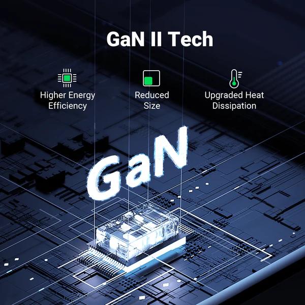 INCARCATOR retea Ugreen, "CD244" Quick Charge 65W GaN, 2 x USB Type-C, 1 x USB, gri "10335" (timbru verde 0.18 lei) - 6957303813353 - imagine 4