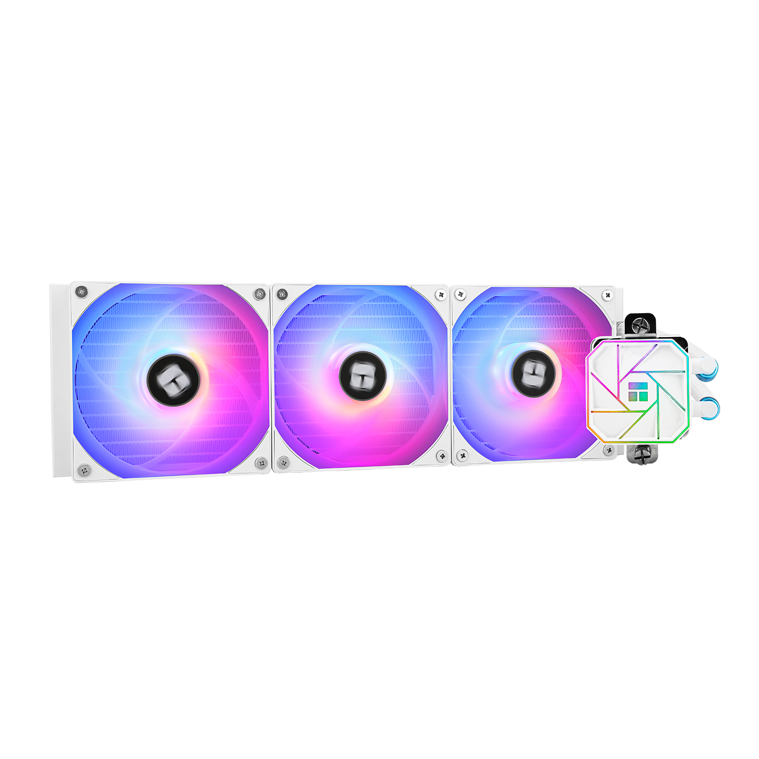 COOLER Thermalright "Aqua Elite 360 White Argb V3", skt. LGA1851, LGA 1700, AM4, AM5, racire cu lichid, 3 x 120mm, 1500 RPM, ARGB adresabil, alb "Aqua Elite 360 White Argb V3" (timbru verde 4.00 lei)