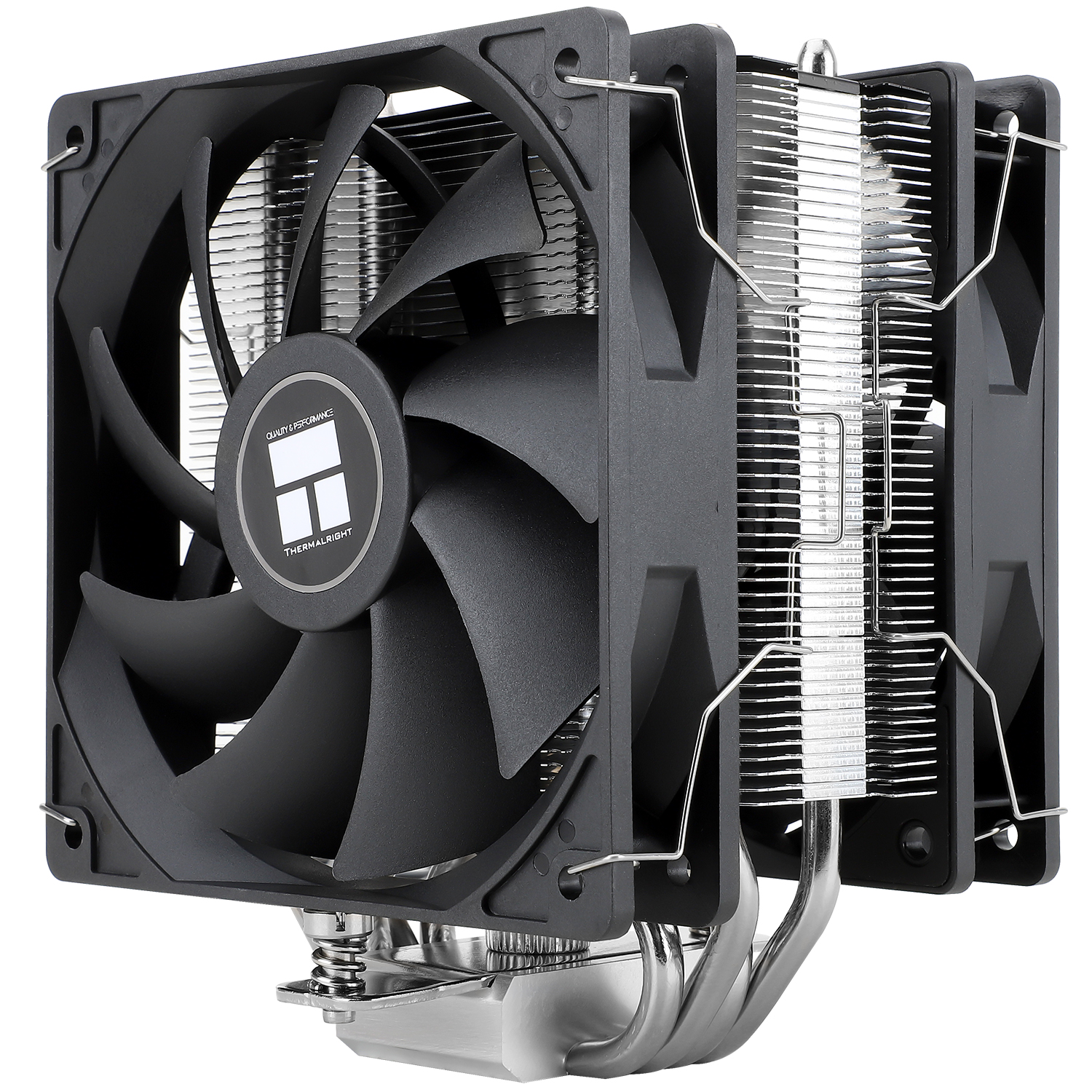 COOLER Thermalright "Assassin X 120 Refined SE PLUS" skt. Intel si AMD, racire cu aer, vent. 2 x 120mm, 1550 rpm, 4 heatpipes, inaltime 148mm, ,"Assassin X 120 Refined SE PLUS" (timbru verde 0.8 lei) - imagine 2