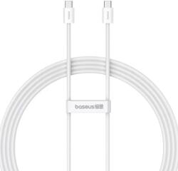 CABLU alimentare si date Baseus Superior, Fast Charging Data Cable pt. smartphone, USB Type-C la USB Type-C 100W, 1m, alb „P10365200211-03” (timbru verde 0.08 lei) – 6932172649197