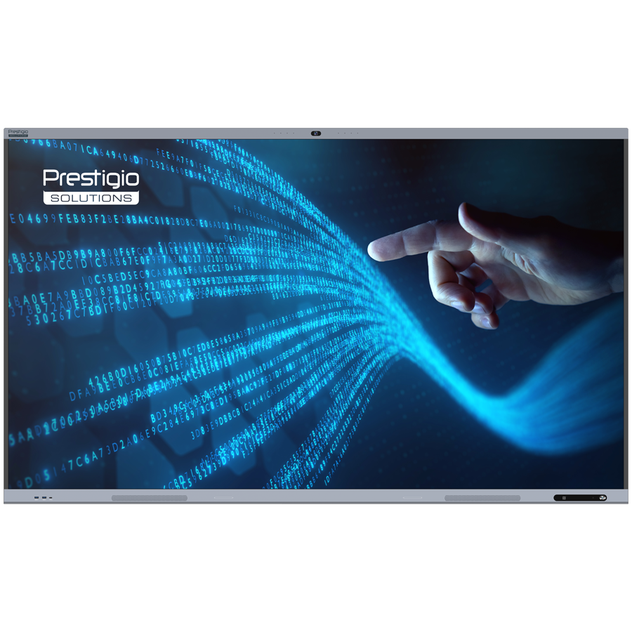 PRESTIGIO SOLUTIONS Multiboard 65” Light+ Gen 2, Android 13, Google EDLA, AI Camera, 16/128GB