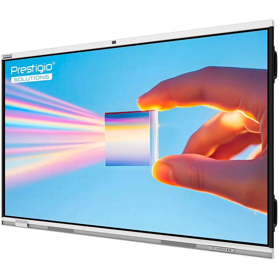 PRESTIGIO SOLUTIONS Multiboard 65'' Prism, Android 14, Google EDLA, AI Camera, 8/128GB, 50TP - imagine 2