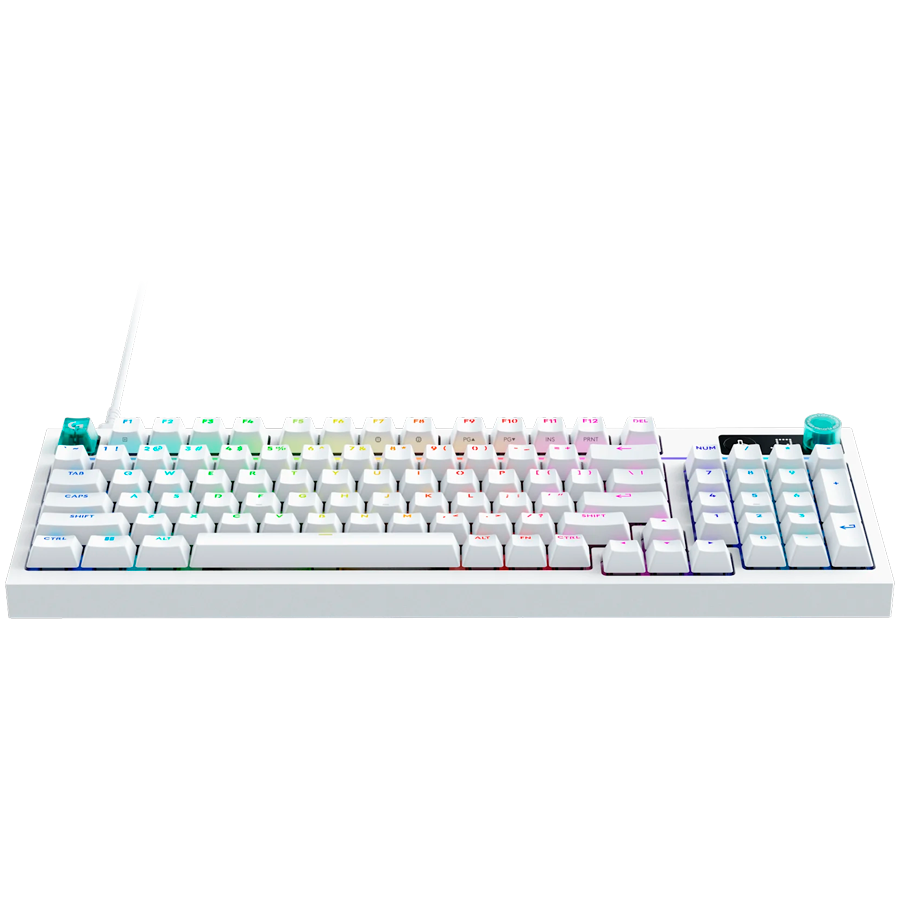LOGITECH G316 X 98 Wired Gaming Keyboard - WHITE - US INT'L - USB - EMEA28i - 935 - TACTILE - imagine 2
