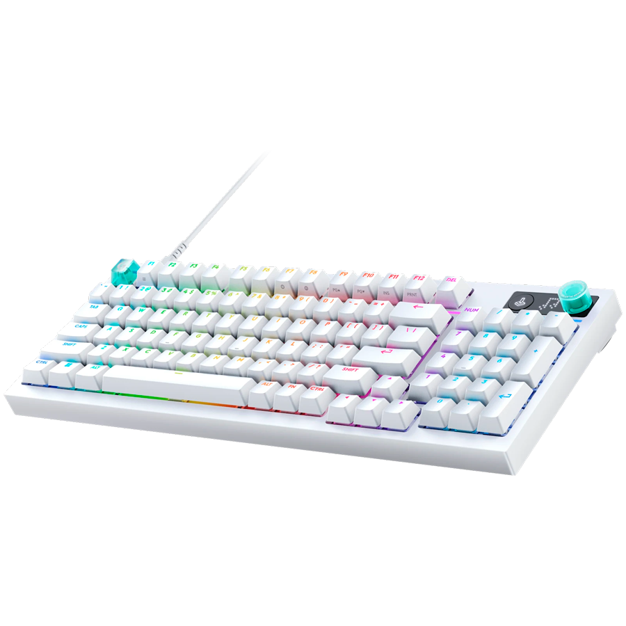 LOGITECH G316 X 98 Wired Gaming Keyboard - WHITE - US INT'L - USB - EMEA28i - 935 - TACTILE - imagine 4