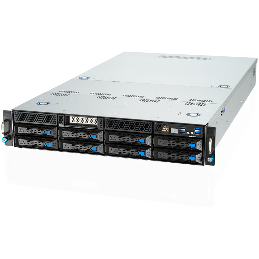 ESC4000A-E11-SKU1/2200W (1+1) AMD EPYC 7003 & 7002 2U single-socket GPU server supports up to 8 single-slot GPUs, 8 DIMM, PCIe 4.0, M.2, NVMe, Dual LAN