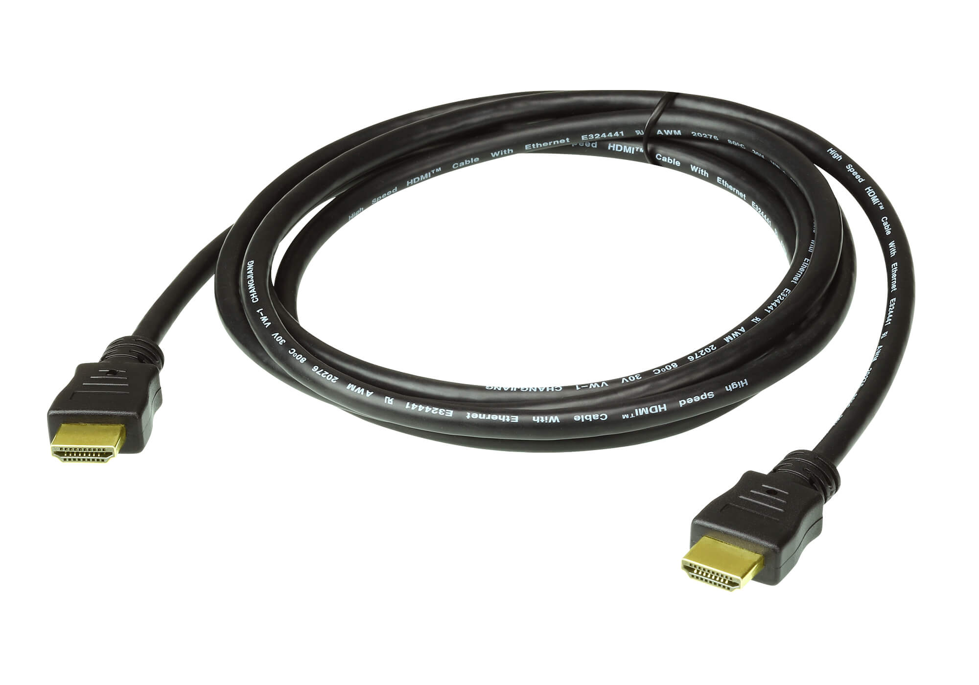 3M HDMI 2.0 Cable M/M 30AWG Gold Black
