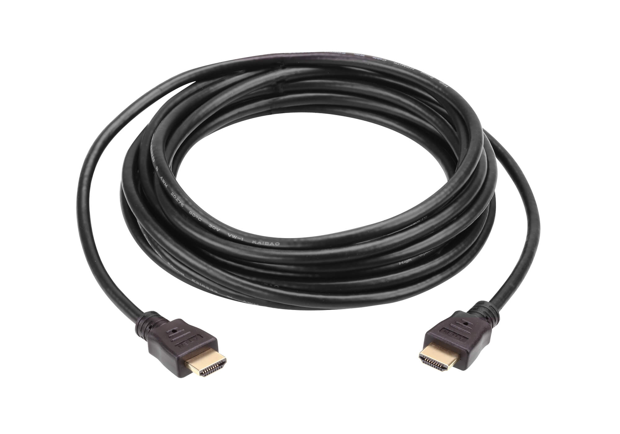 3M HDMI 2.0 Cable M/M 30AWG Gold Black - imagine 2