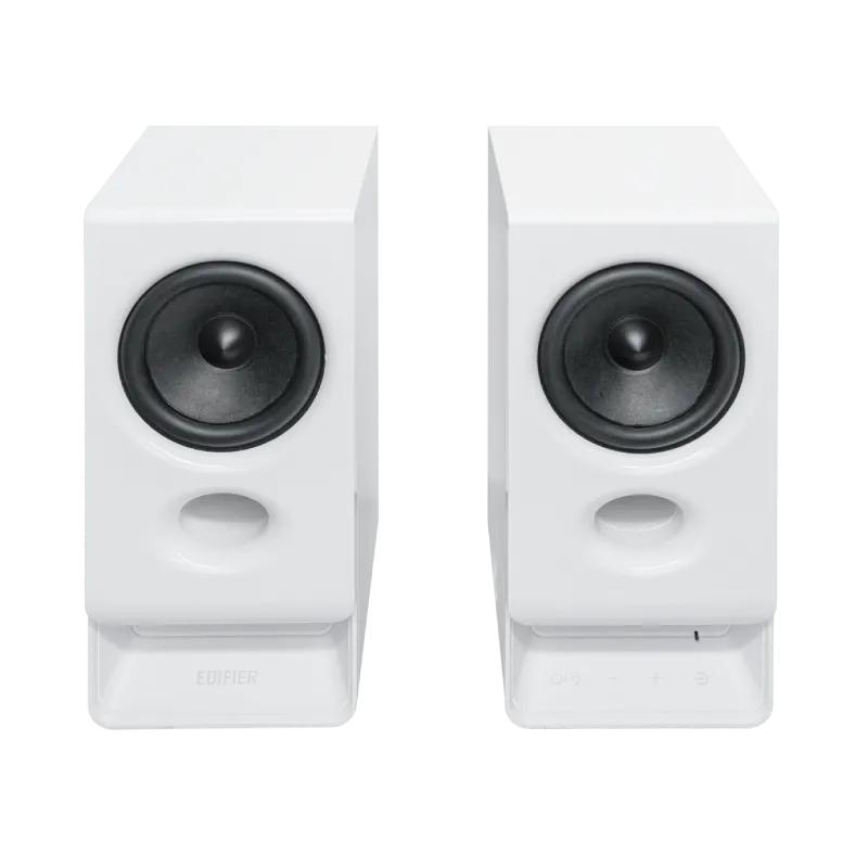BOXE EDIFIER 2.0, RMS: 5W (2 x 2.5W), bluetooth v6.0, volum, mufa casti, touch panel, AUX/USB-C, Edifier App, USB power, MDF, white, "R20BT-W" (timbru verde 2.00 lei) - imagine 2
