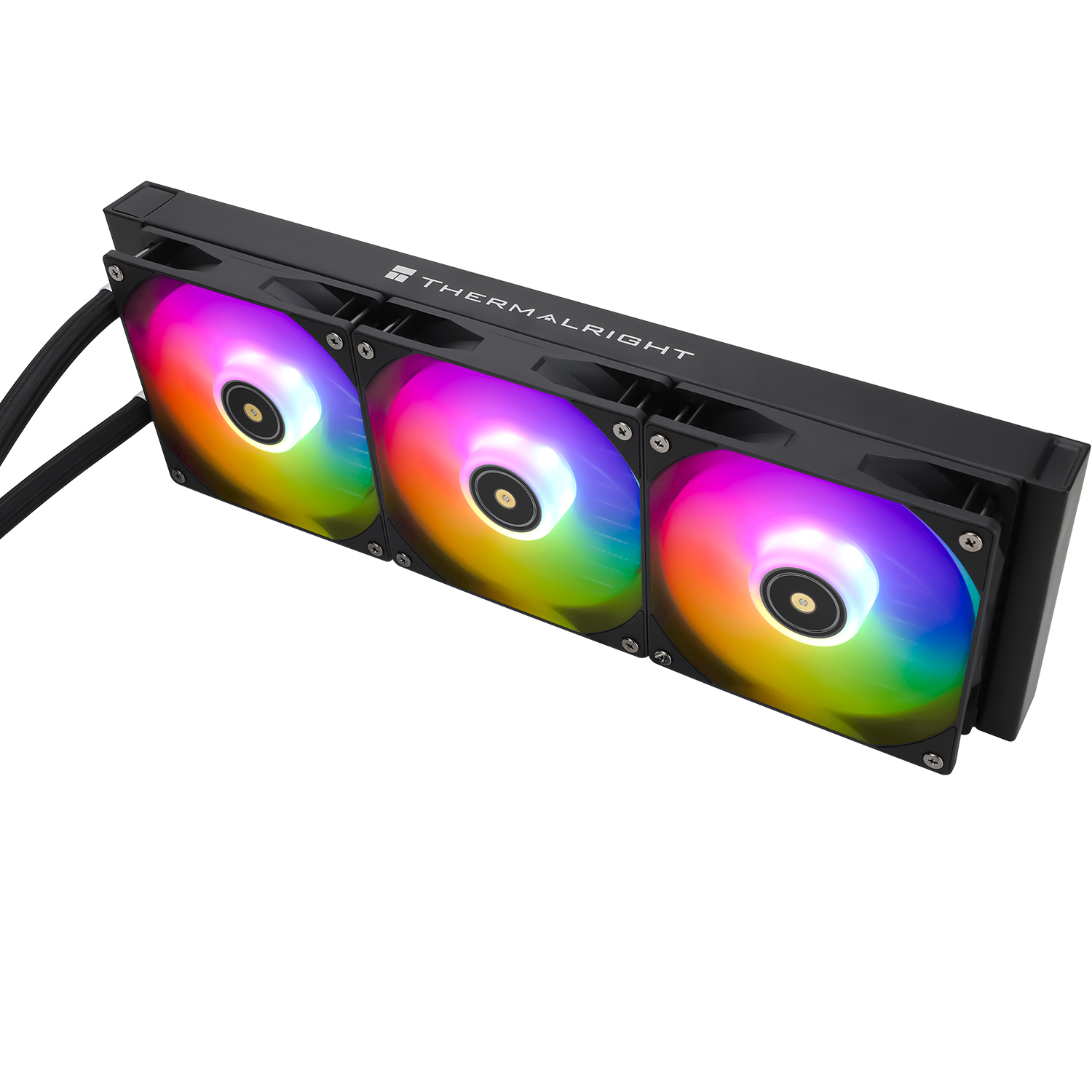 COOLER Thermalright "Frozen Prism 360 Argb", skt. Intel si AMD, racire cu lichid, 3 x 120mm, viteza rotatie pompa 3300 RPM, 1850 RPM, ARGB, negru "Frozen Prism 360 Black Argb" (timbru verde 2.00 lei) - imagine 3