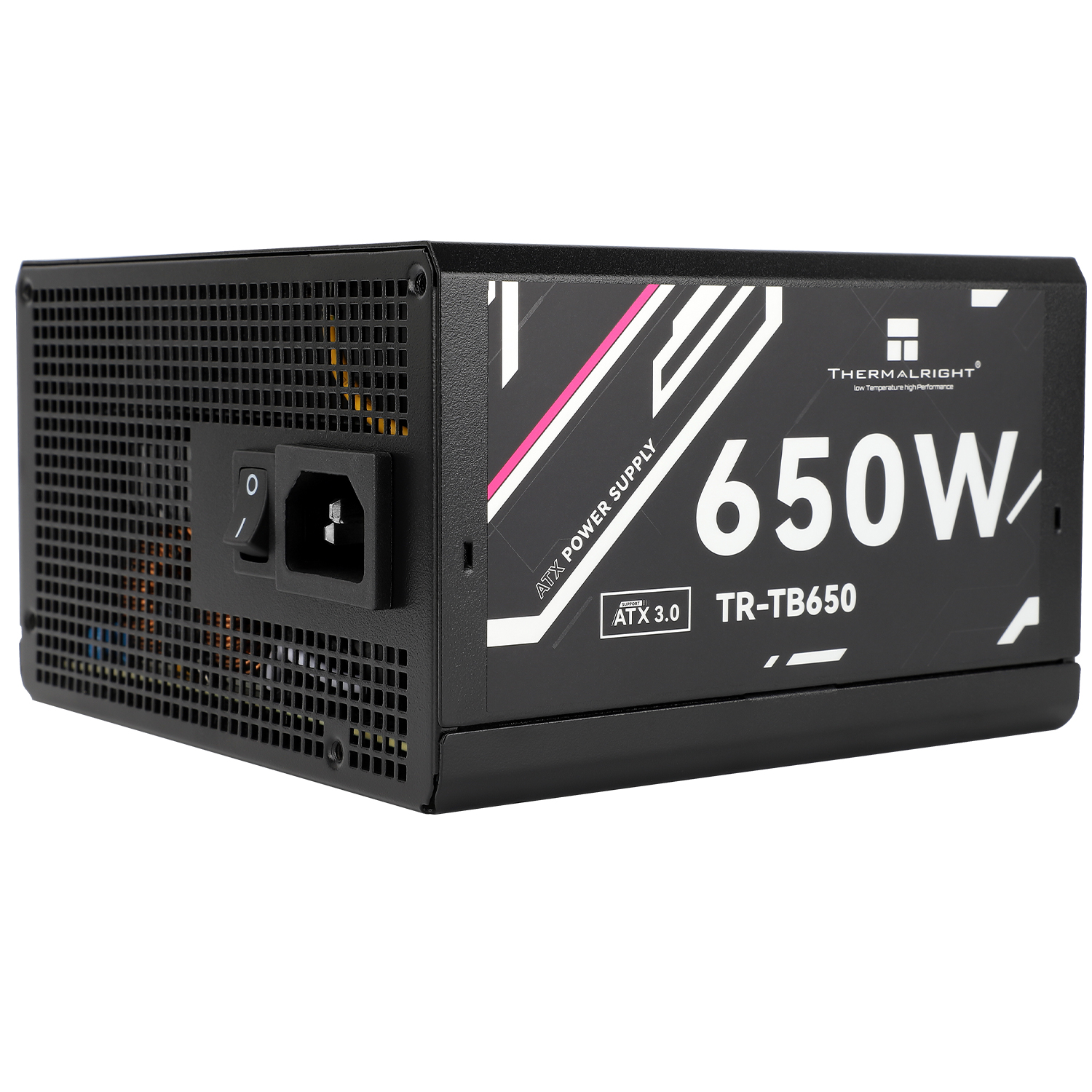 SURSA Thermalright "TB650", 650W, certificare 80 Plus Gold, non-modular, DC to DC, fan 120mm, negru, "TR-TB650" (timbru verde 2 lei) - imagine 2