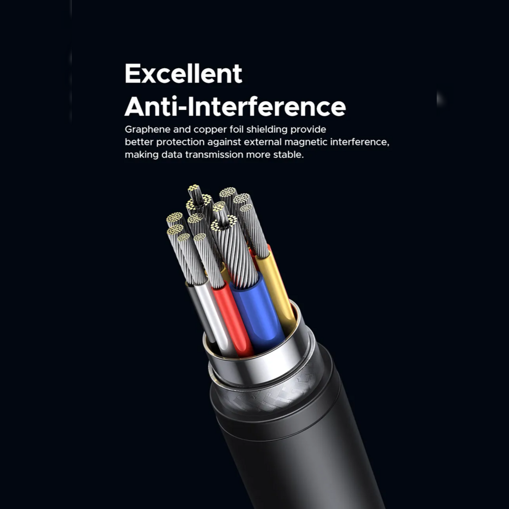 CABLU alimentare si date Ugreen "L703", Fast Charging Data Cable pt. smartphone, thunderbolt 5 120Gbps/240W, USB Type-C la USB 1m, negru "45996" (timbru verde 0.08 lei) - imagine 2