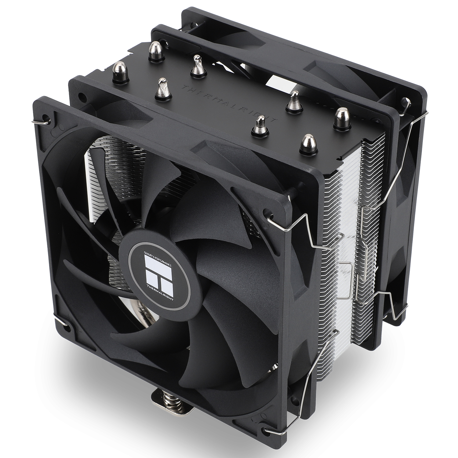 COOLER Thermalright "Assassin X 120 Refined SE PLUS" skt. Intel si AMD, racire cu aer, vent. 2 x 120mm, 1550 rpm, 4 heatpipes, inaltime 148mm, ,"Assassin X 120 Refined SE PLUS" (timbru verde 0.8 lei) - imagine 4