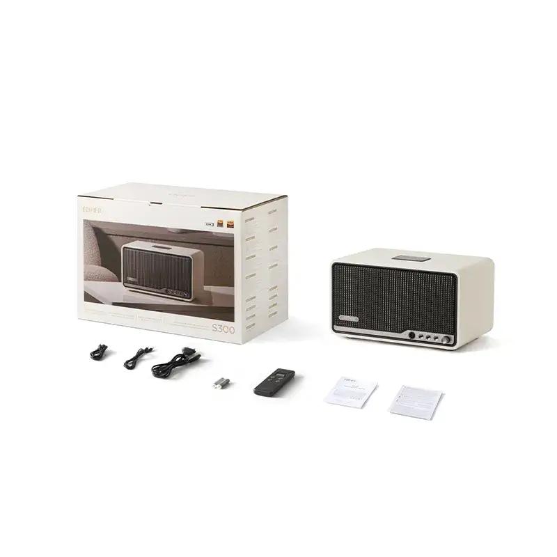 BOXE EDIFIER desktop bluetooth, RMS: 80W (2 x 15W, 1 x 50W), Bluetooth 5.4, AUX, Wi-Fi, USB-C, ivory, "S300-IV" (timbru verde 0.8 lei) - imagine 3