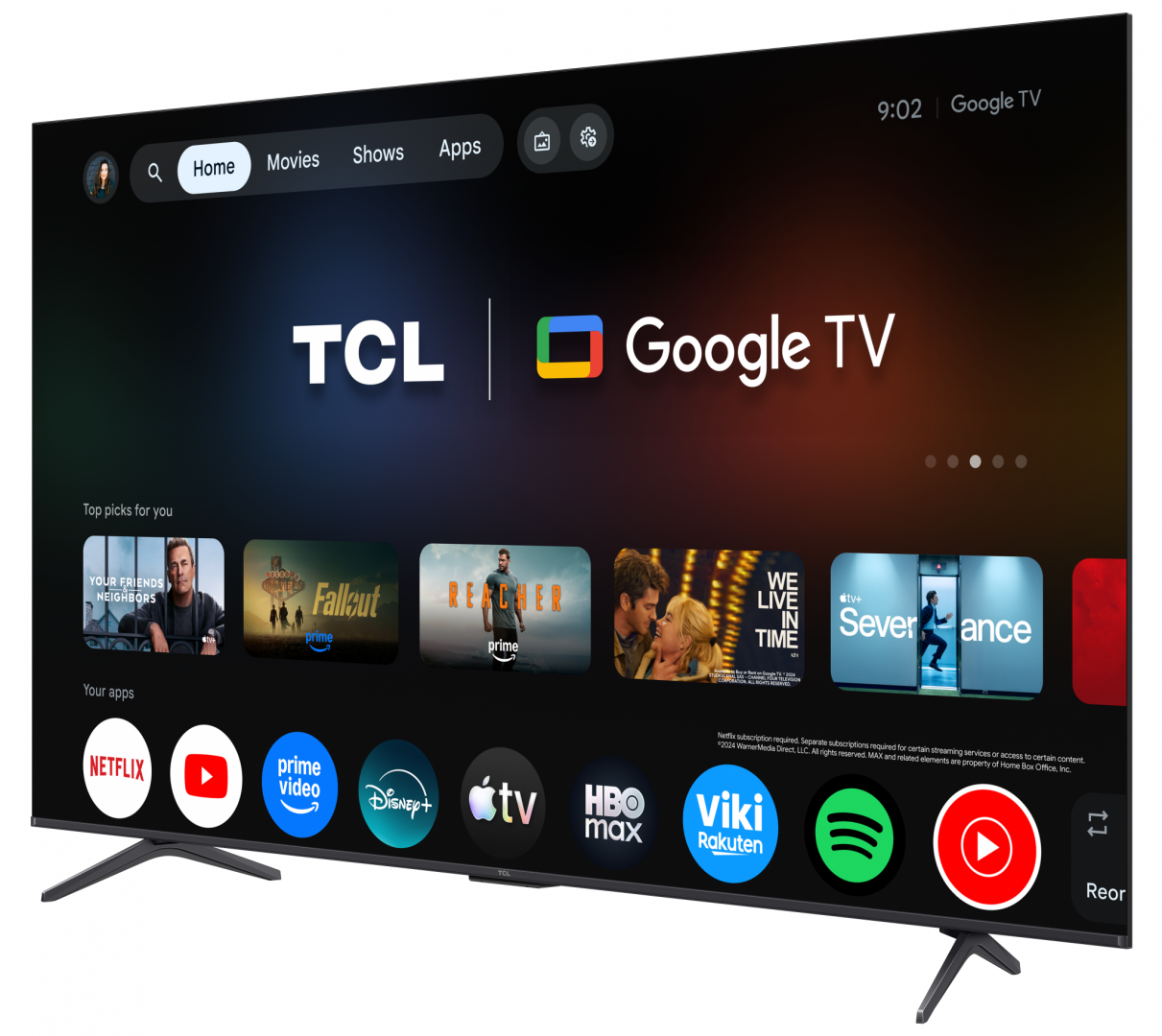 Televizor TCL 75T8D Mini LED 75 inch 4K - imagine 2