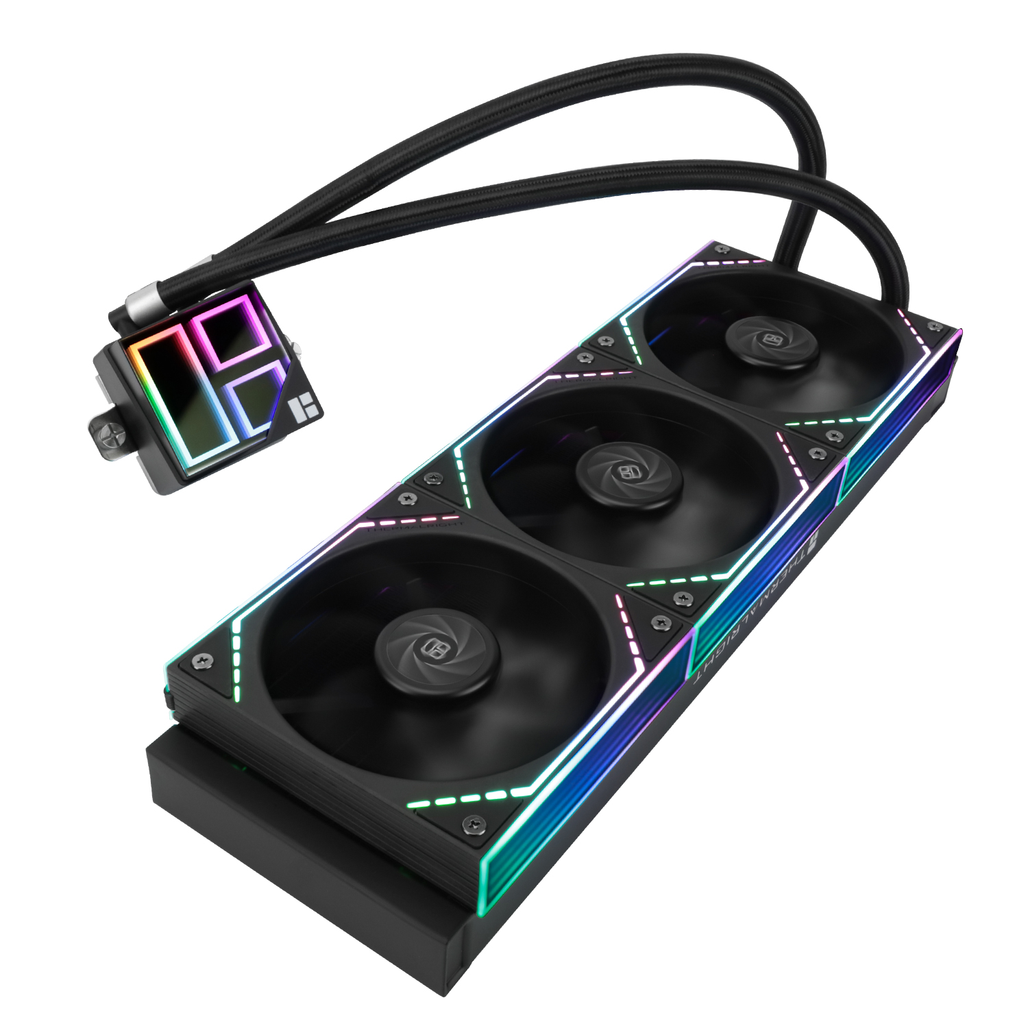 COOLER Thermalright "Frozen Infinity 360", skt. Intel si AMD, racire cu lichid, 3 x 120mm, 2000 RPM, ARGB adresabil, negru "Frozen Infinity 360 Black" (timbru verde 2.00 lei) - imagine 5