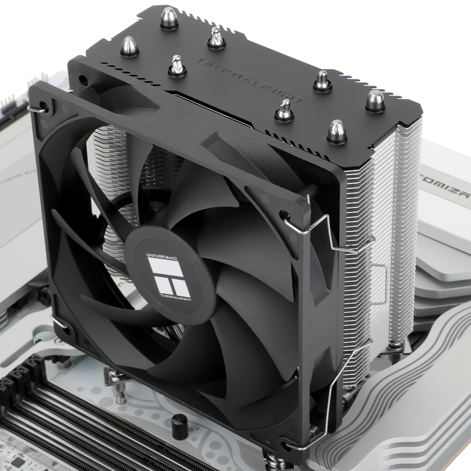 COOLER Thermalright "Assassin X 120 Refined SE LGA1700" skt. Intel si AMD, racire cu aer, vent. 120mm, 1550 rpm, 4 heatpipes, inaltime 148mm, ,"Assassin X 120 Refined SE LGA1700" (timbru verde 0.8 lei) - imagine 4