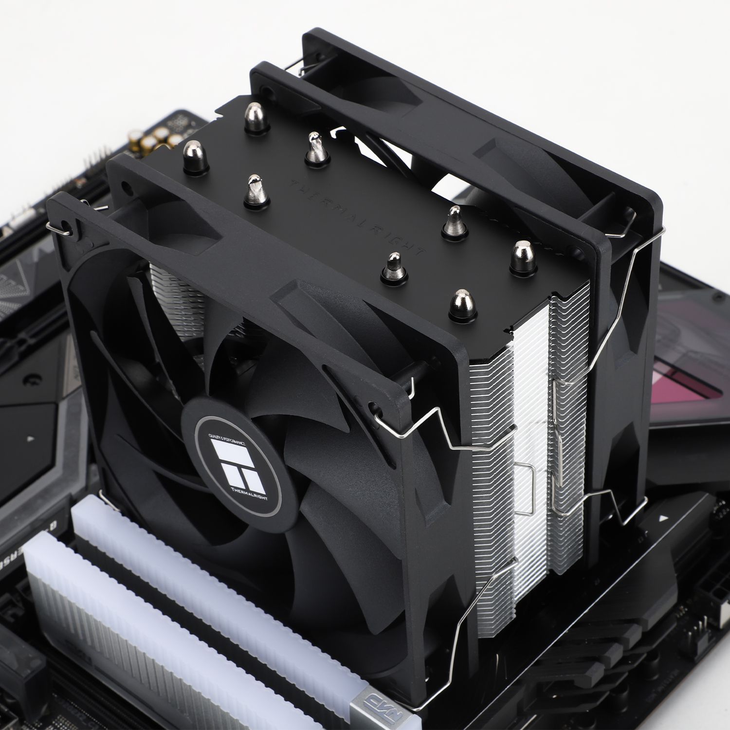 COOLER Thermalright "Assassin X 120 Refined SE PLUS" skt. Intel si AMD, racire cu aer, vent. 2 x 120mm, 1550 rpm, 4 heatpipes, inaltime 148mm, ,"Assassin X 120 Refined SE PLUS" (timbru verde 0.8 lei) - imagine 5