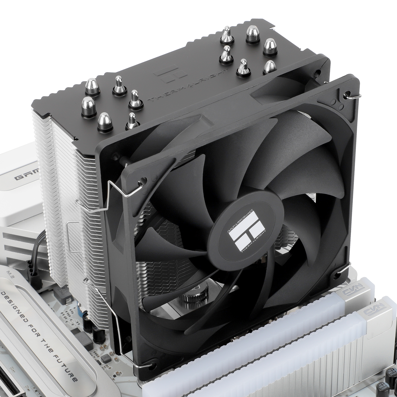 COOLER Thermalright "Burst Assassin 120 SE" skt. Intel si AMD, racire cu aer, vent. 120mm, 1550 rpm, 6 heatpipes, inaltime 148mm, ,"Burst Assassin 120 SE" (timbru verde 0.18 lei) - imagine 3