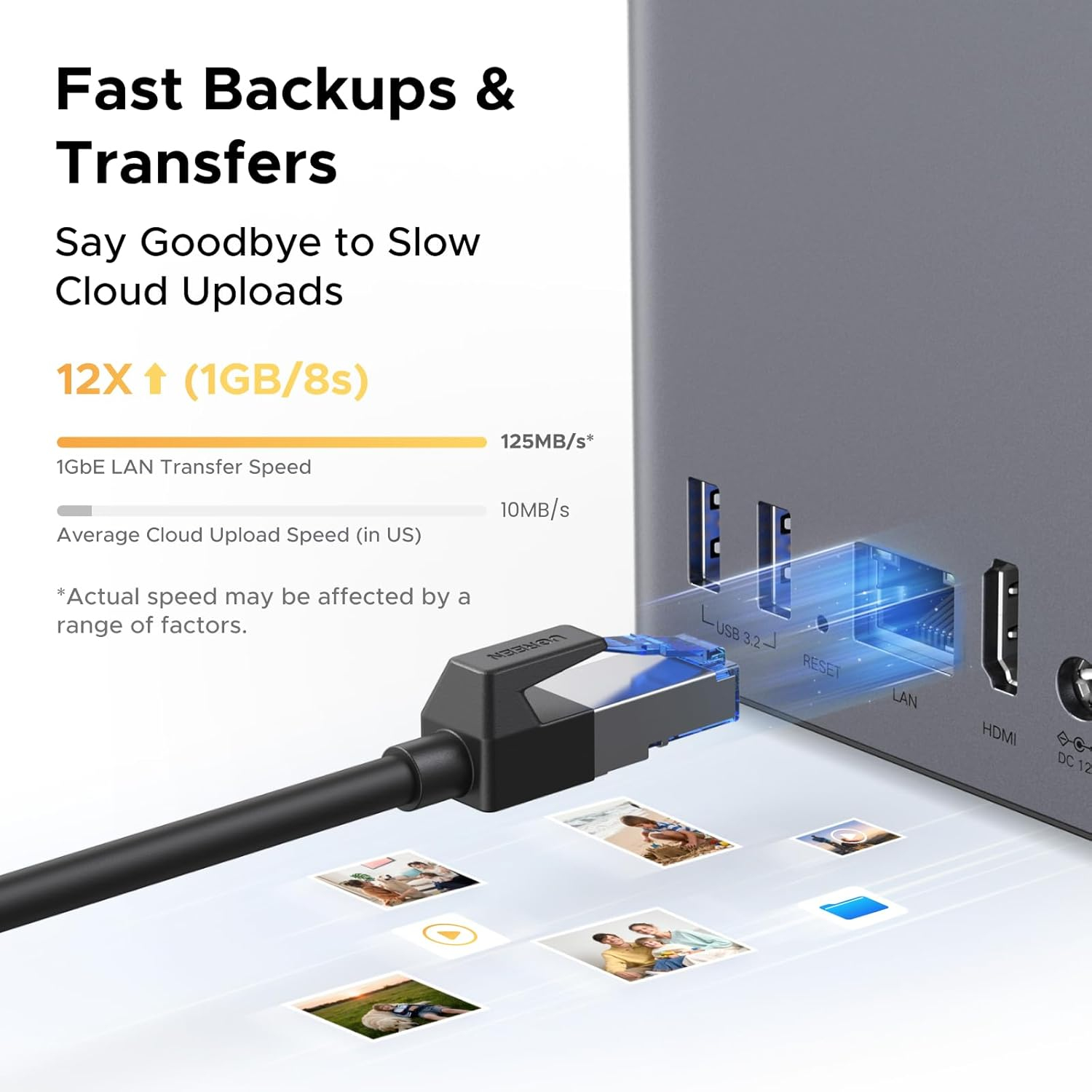NAS Ugreen "DH2300 Bundle", CPU RK3576 2.0GHz ARM, RAM DDR4 4Gb, SATA 30Tx2, LAN 2.5Gbx1, 1xUSB 3, 1xTypeC, HDMI 2.0 4K, "95998" (timbru verde 7 lei) - 6941876294800 - imagine 4