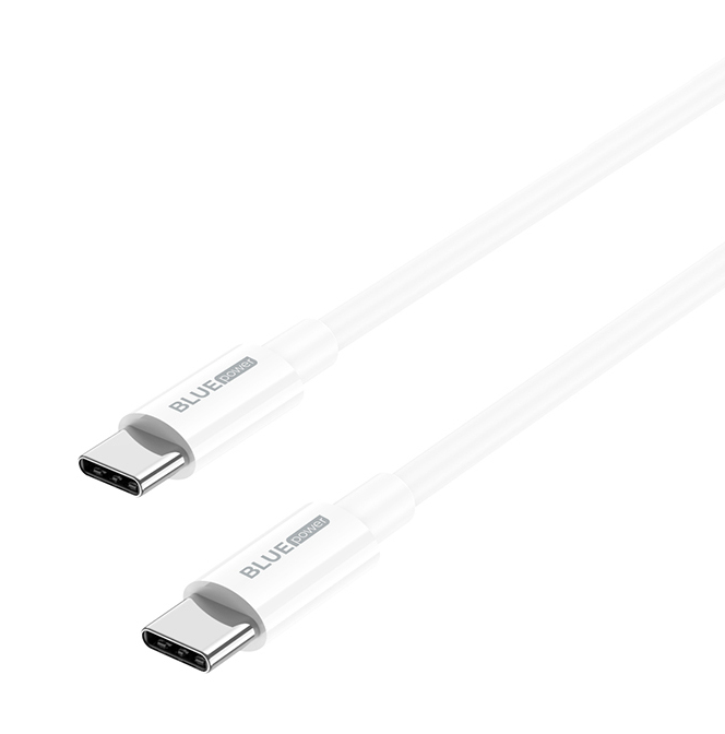 Cablu Date USB-C - USB-C, 100W, 1m, Alb - imagine 2