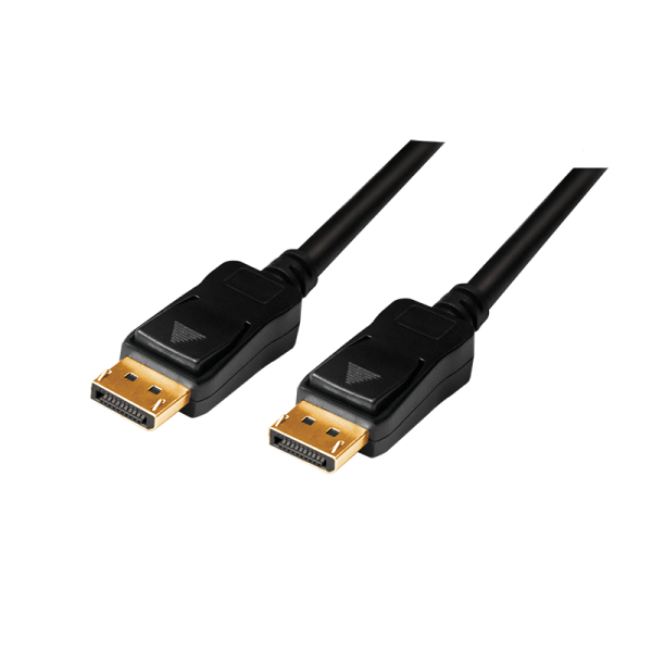 CABLU video LOGILINK, DisplayPort (T) la DisplayPort (T) 1.2, 15m, amplificare, conectori auriti, rezolutie maxima 4K (3840 x 2400) la 60 Hz, plastic, triplu ecranaj, negru, "CV0113" (timbru verde 0.8 lei)