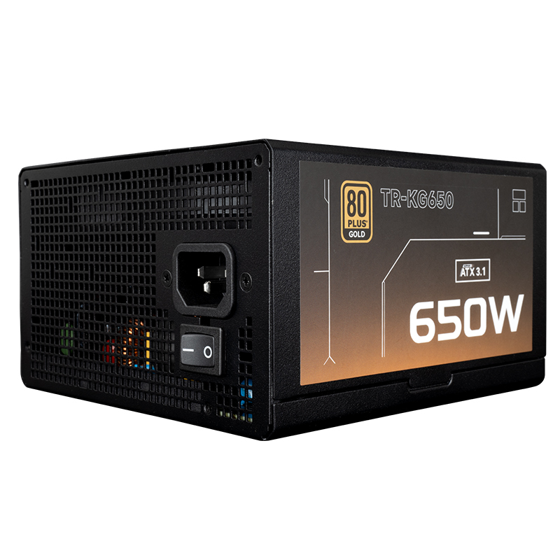 SURSA Thermalright "TR-KG650", 650W, certificare 80 Plus Gold, modular, LLC, DC to DC, fan 120mm, negru, "TR-KG650" (timbru verde 2 lei) - imagine 3