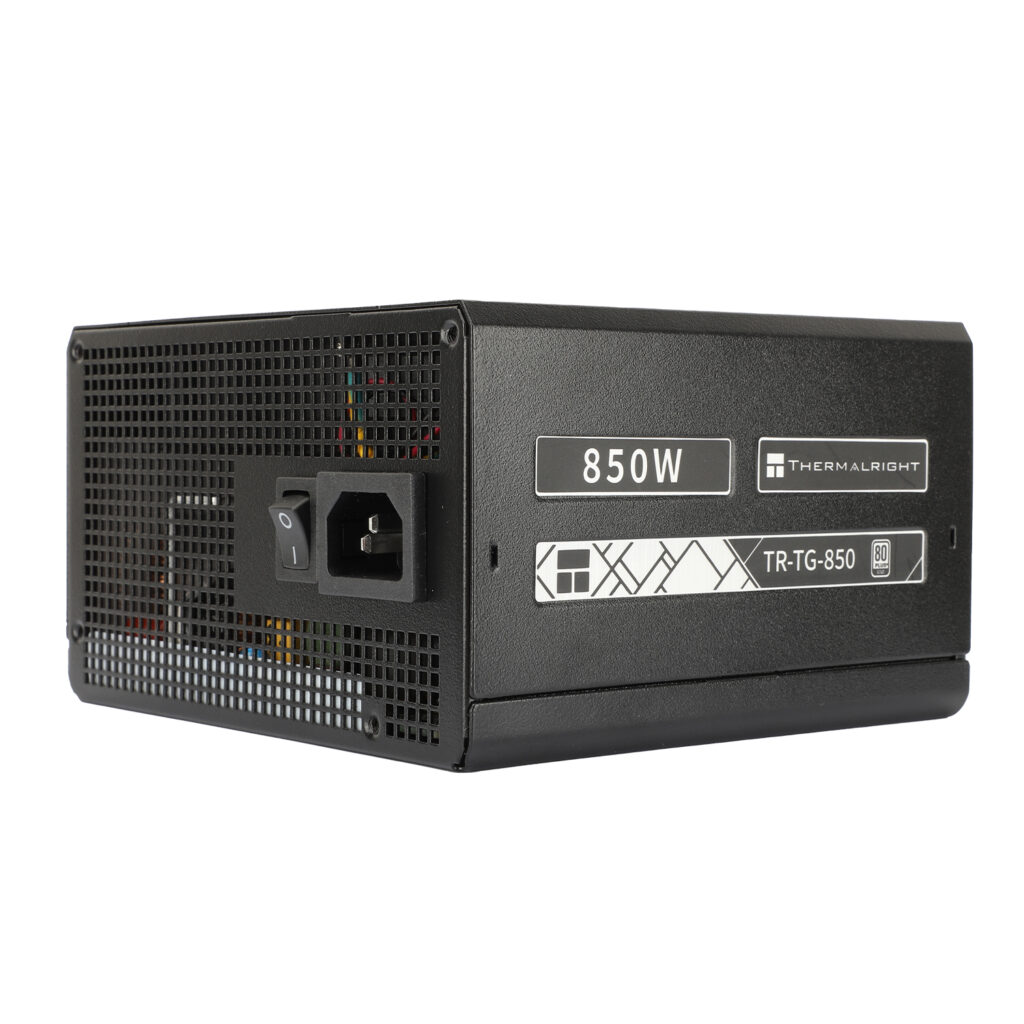 SURSA Thermalright, 850W, certificare 80 Plus Gold, modular, fan 120mm, negru, „TR-TG 850” (timbru verde 2 lei)