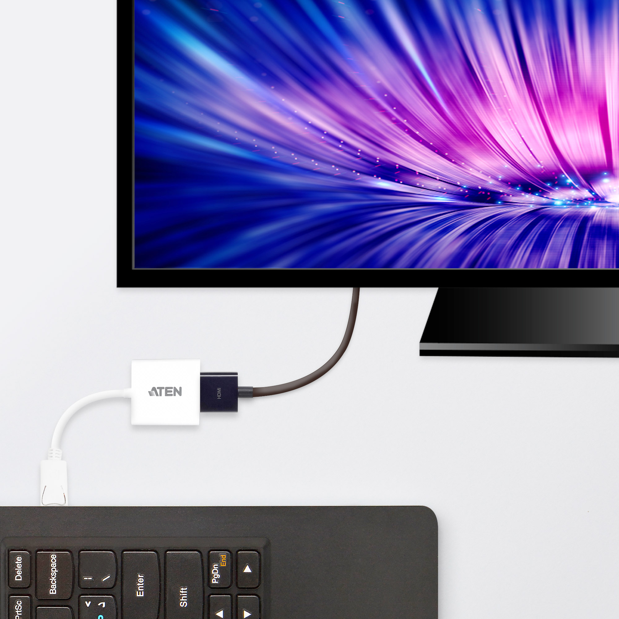 DisplayPort to HDMI Adapter Aten - imagine 2