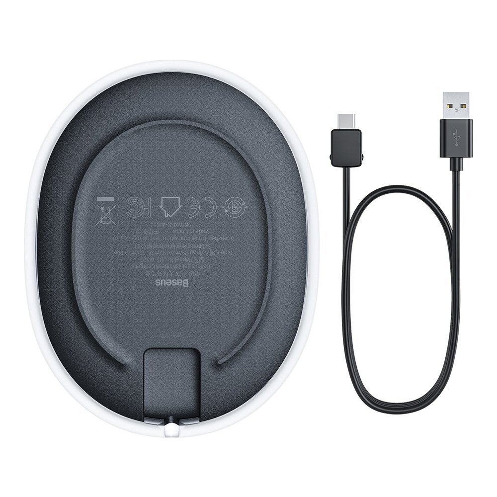 Incarcator Baseus Jelly Qi 15W, negru - imagine 3