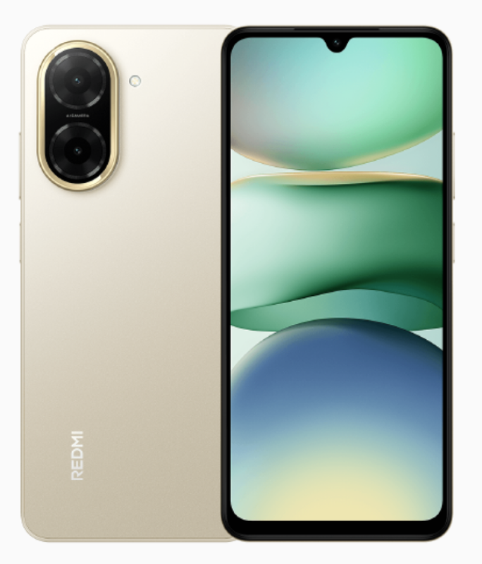 Smartphone Redmi A5 128GB 4GB RAM Dual SIM Sandy Gold "MZB0JTPEU" (timbru verde 0.45 lei)