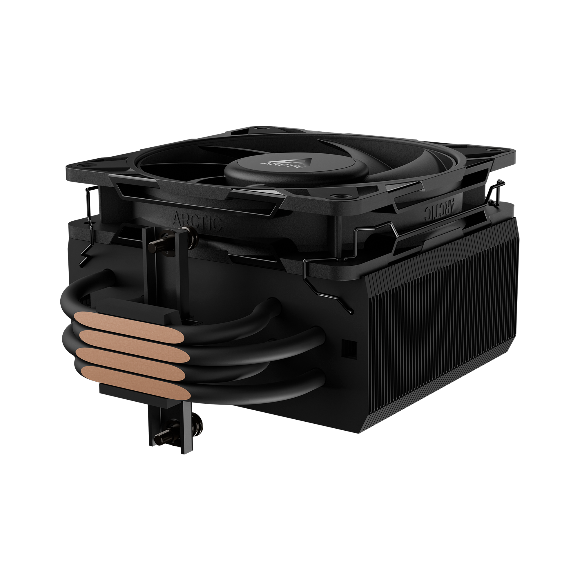 COOLER Arctic "Freezer 36-S (Black)" skt. Intel si AMD, racire cu aer, vent. 120mm, 600 - 3000 rpm, 4 heatpipies, inaltime 156mm, ,"ACFRE00196A" (timbru verde 0.8 lei) - imagine 5