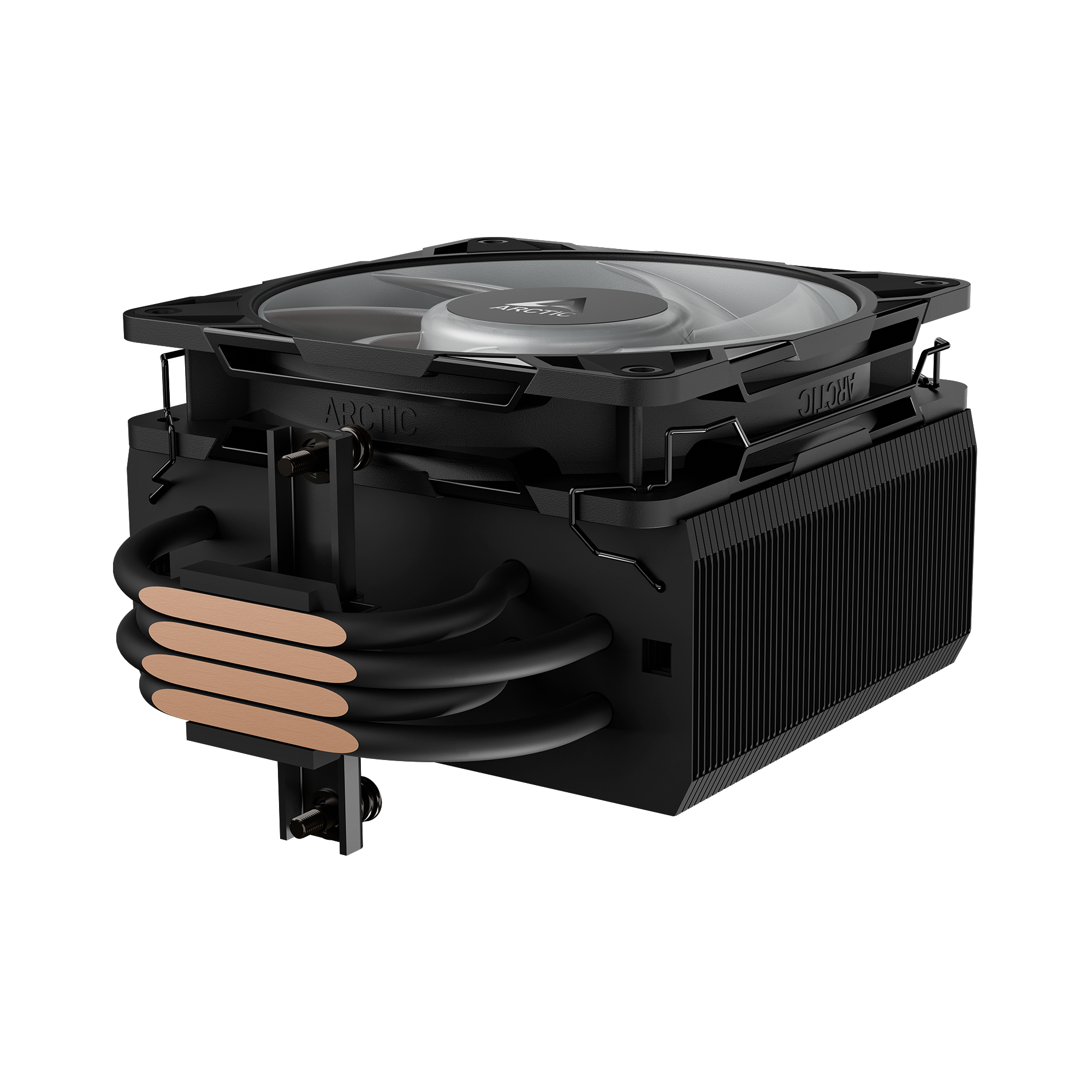COOLER Arctic "Freezer 36-S A-RGB" skt. Intel si AMD, racire cu aer, vent. 120mm, 600 - 3000 rpm, 4 heatpipies, inaltime 156mm, iluminare ARGB,"ACFRE00198A" (timbru verde 0.8 lei) - imagine 5