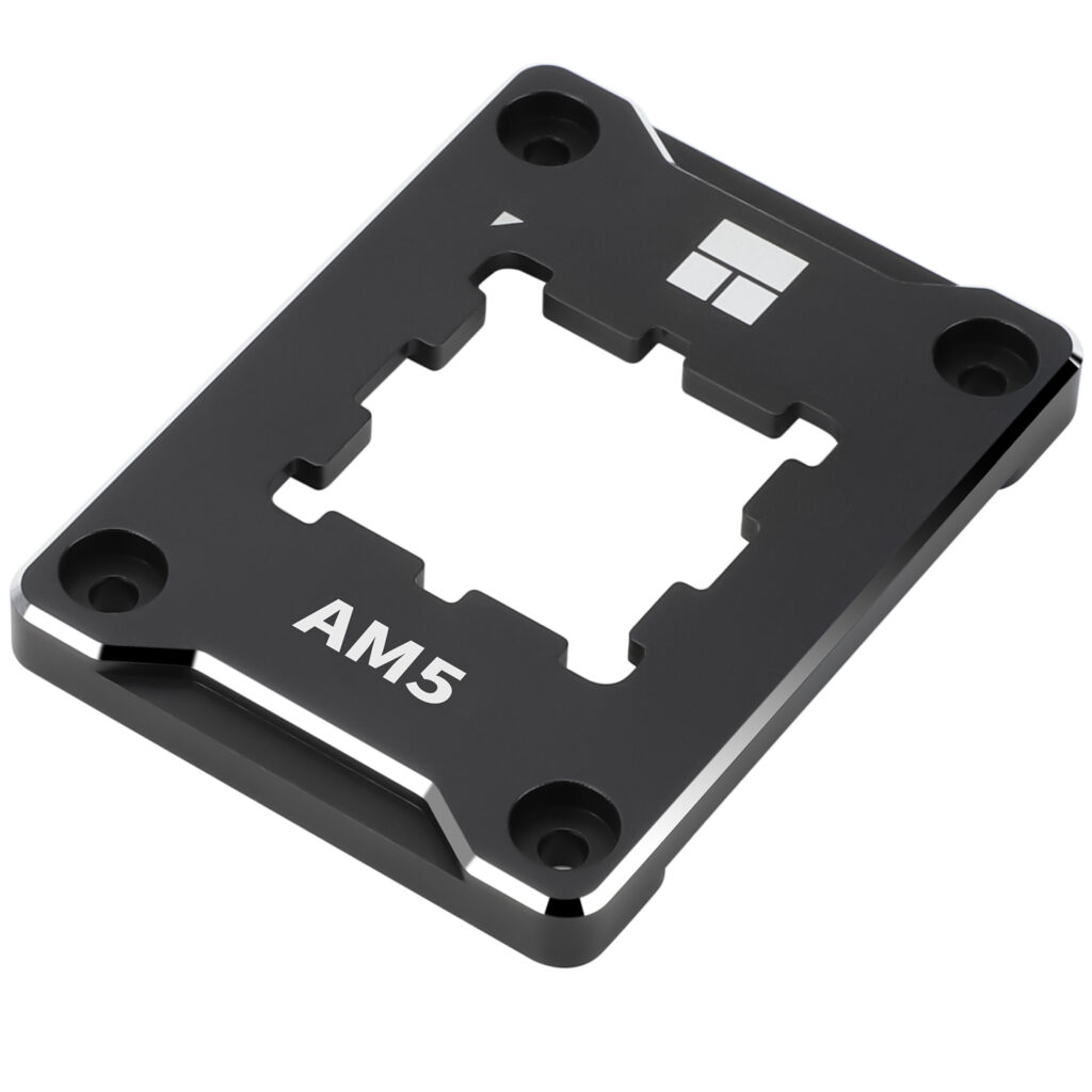 Contact Frame Thermalright „AM5 Secure Frame Black”, compatibil skt. AMD AM5, aluminiu, negru, 75x56x7.5mm, include surubelnita L + pasta TF7 2g, „AM5 Secure Frame Black”