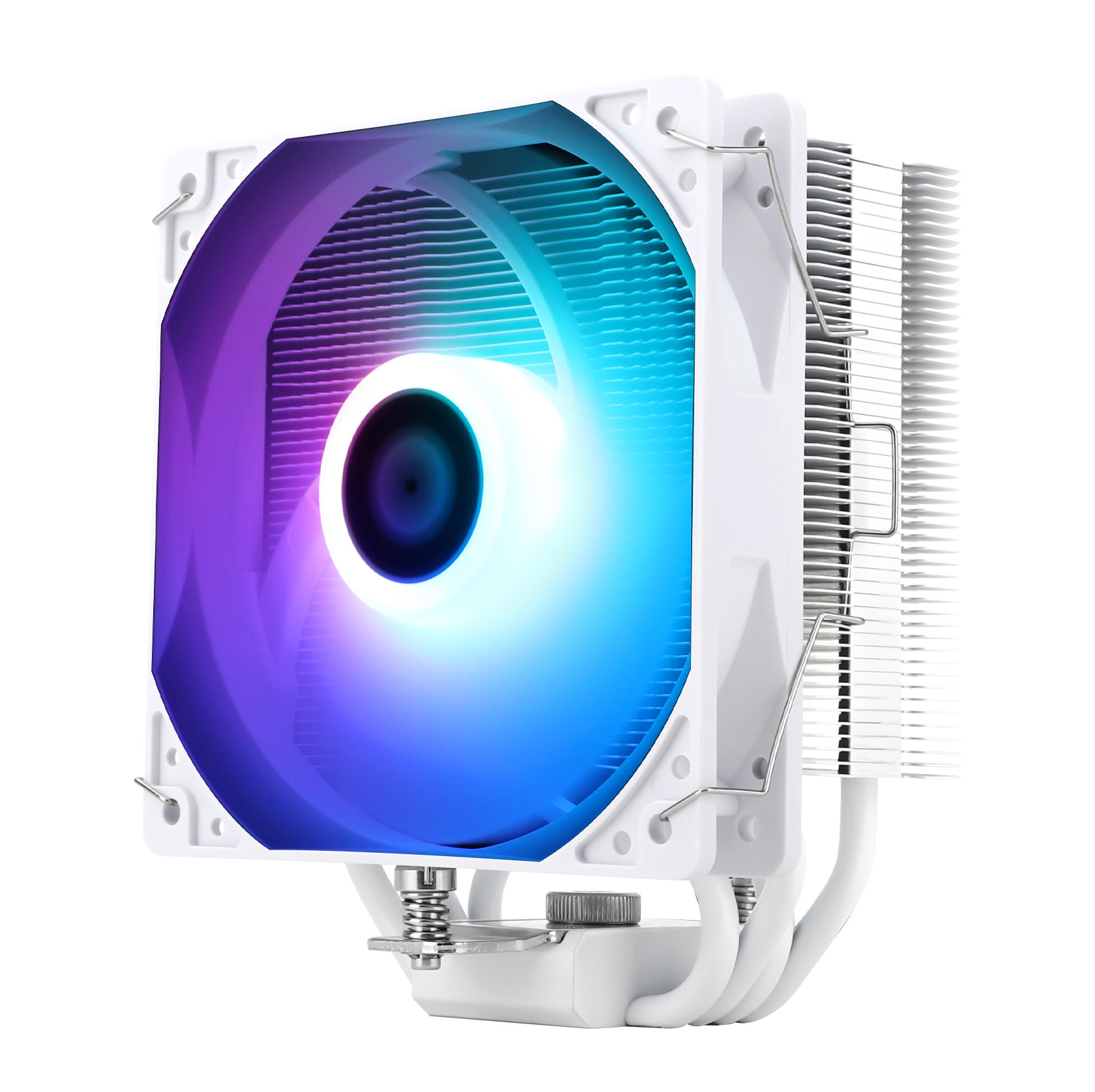 COOLER Thermalright "Assassin X 120 Refined SE White Argb", skt. Intel si AMD, racire cu aer, vent. 1 x 120mm (TL-C12CW-S), 1550 rpm, 4 heatpipes, inaltime 148mm, ARGB, alb, "Assassin X 120 Refined SE White Argb" (timbru verde 0.18 lei) - imagine 2
