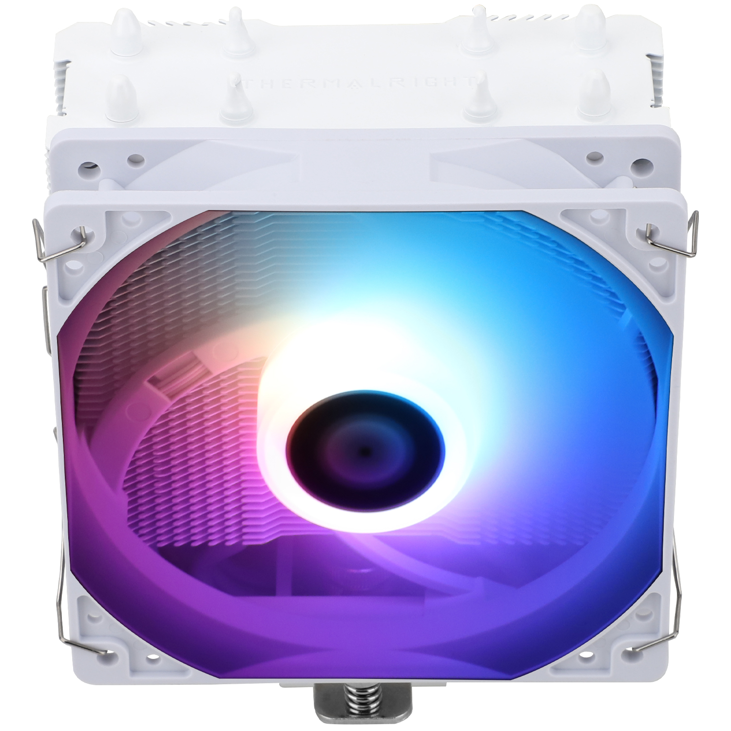 COOLER Thermalright "Assassin X 120 Refined SE White Argb", skt. Intel si AMD, racire cu aer, vent. 1 x 120mm (TL-C12CW-S), 1550 rpm, 4 heatpipes, inaltime 148mm, ARGB, alb, "Assassin X 120 Refined SE White Argb" (timbru verde 0.18 lei) - imagine 5