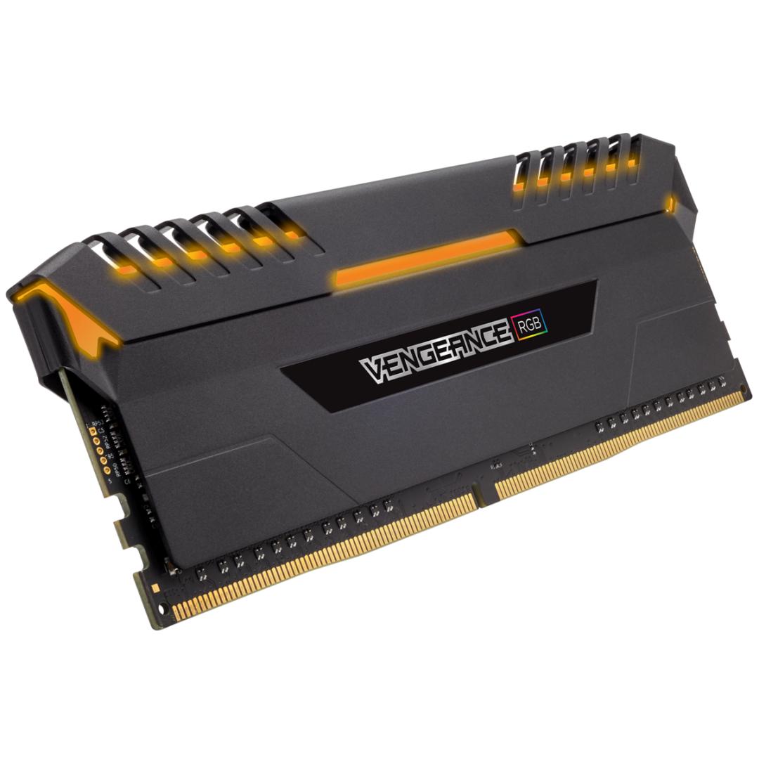 CR DDR4 16GB KIT 2666 VENGEANCE RGB PRO - imagine 5