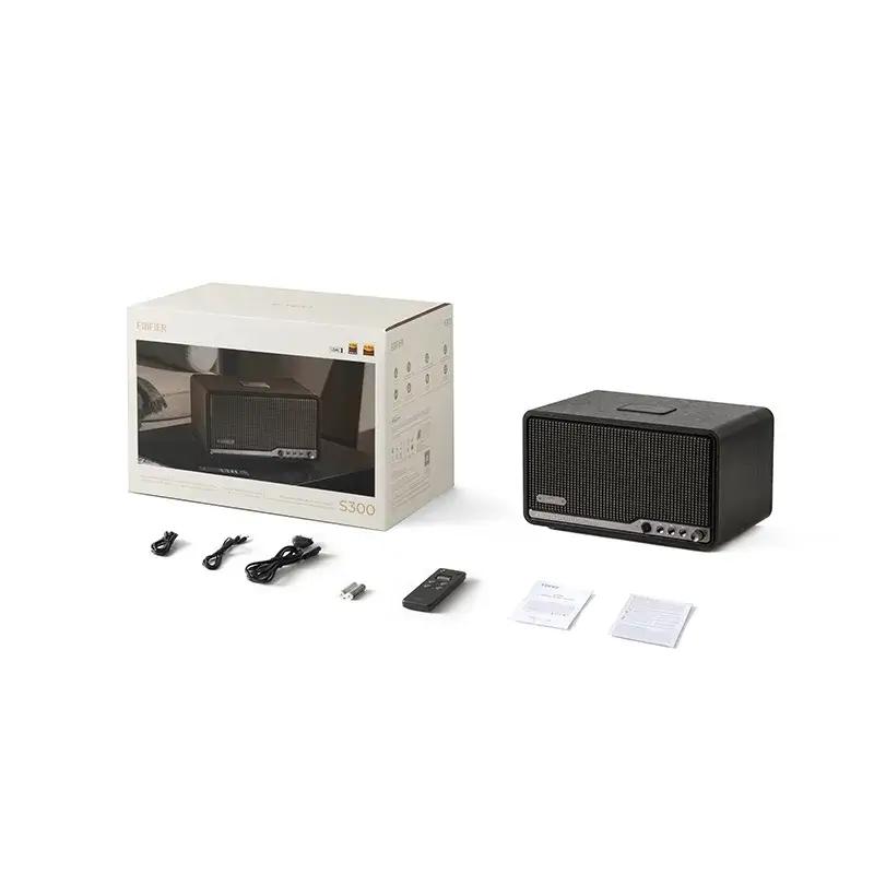 BOXE EDIFIER desktop bluetooth, RMS: 80W (2 x 15W, 1 x 50W), Bluetooth 5.4, AUX, Wi-Fi, USB-C, black, "S300-BK" (timbru verde 0.8 lei) - imagine 5