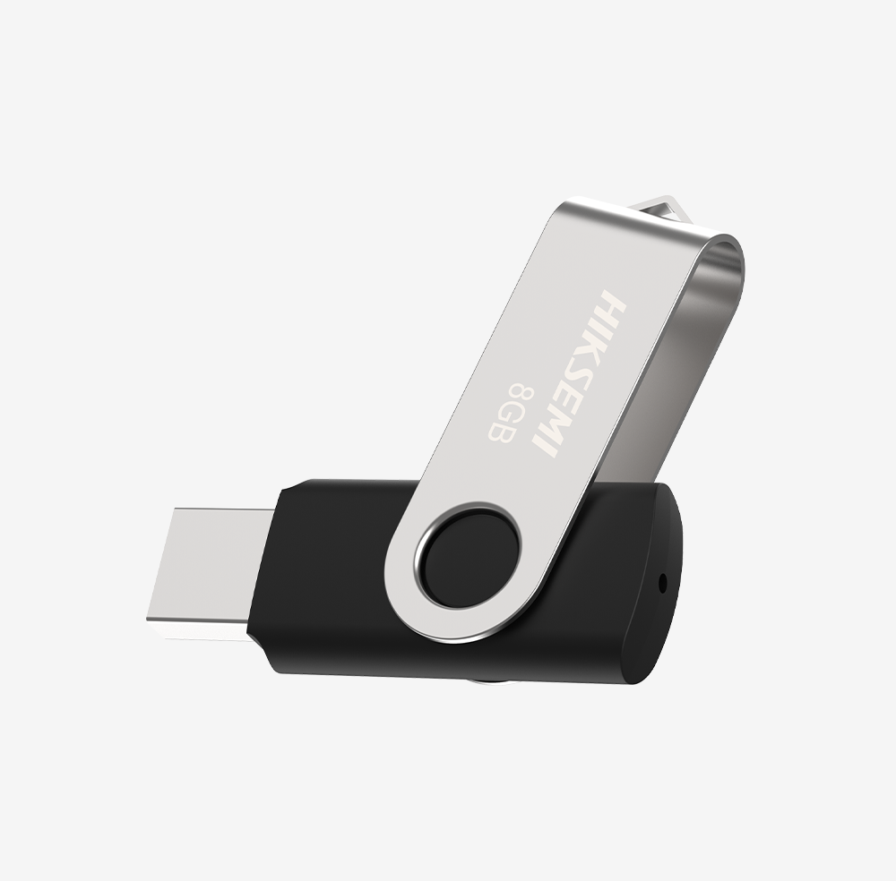 MEMORIE USB 3.0 HIKSEMI 16 GB, capac metalic, carcasa plastic, negru, "HS-USB-M200S/16G/U3" (timbru verde 0.03 lei) - imagine 2