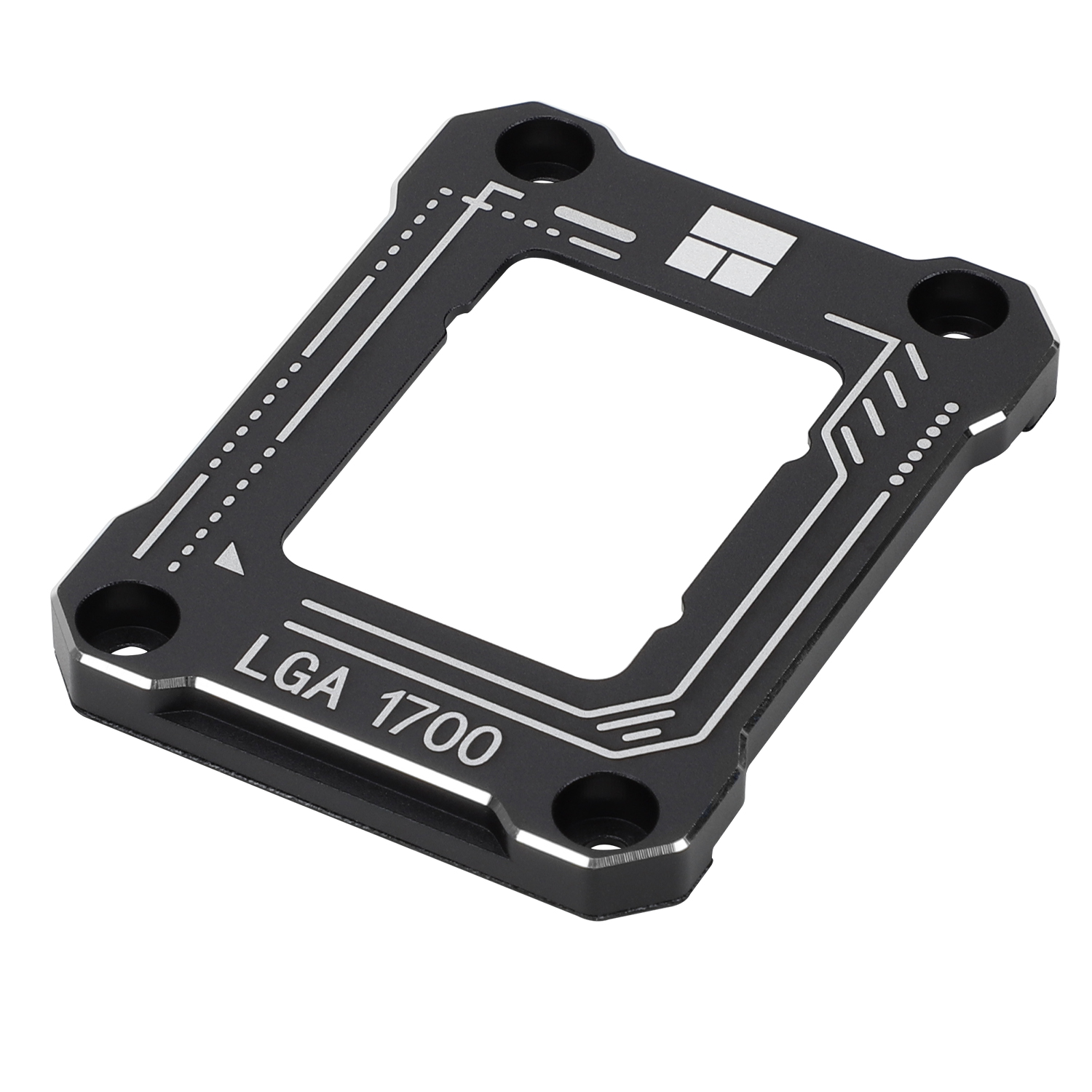 Contact Frame Thermalright "LGA 17XX-BCF-Black", compatibil skt. Intel LGA1700 gen 12/13/14, aluminiu, negru, 54x70x6mm, include surubelnita L, "LGA 17XX-BCF-Black" - imagine 2