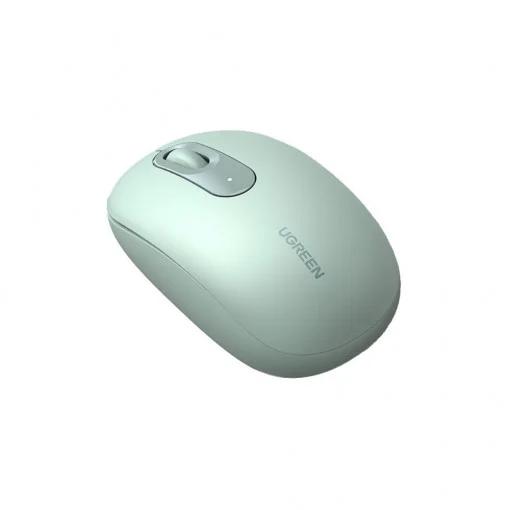 MOUSE Ugreen, „MU105” PC sau NB, wireless 2.4GHz, optic, 3/1 butoane/scroll, 2400 dpi, include baterie, verde „90672” (timbru verde 0.18 lei) – 6957303896721