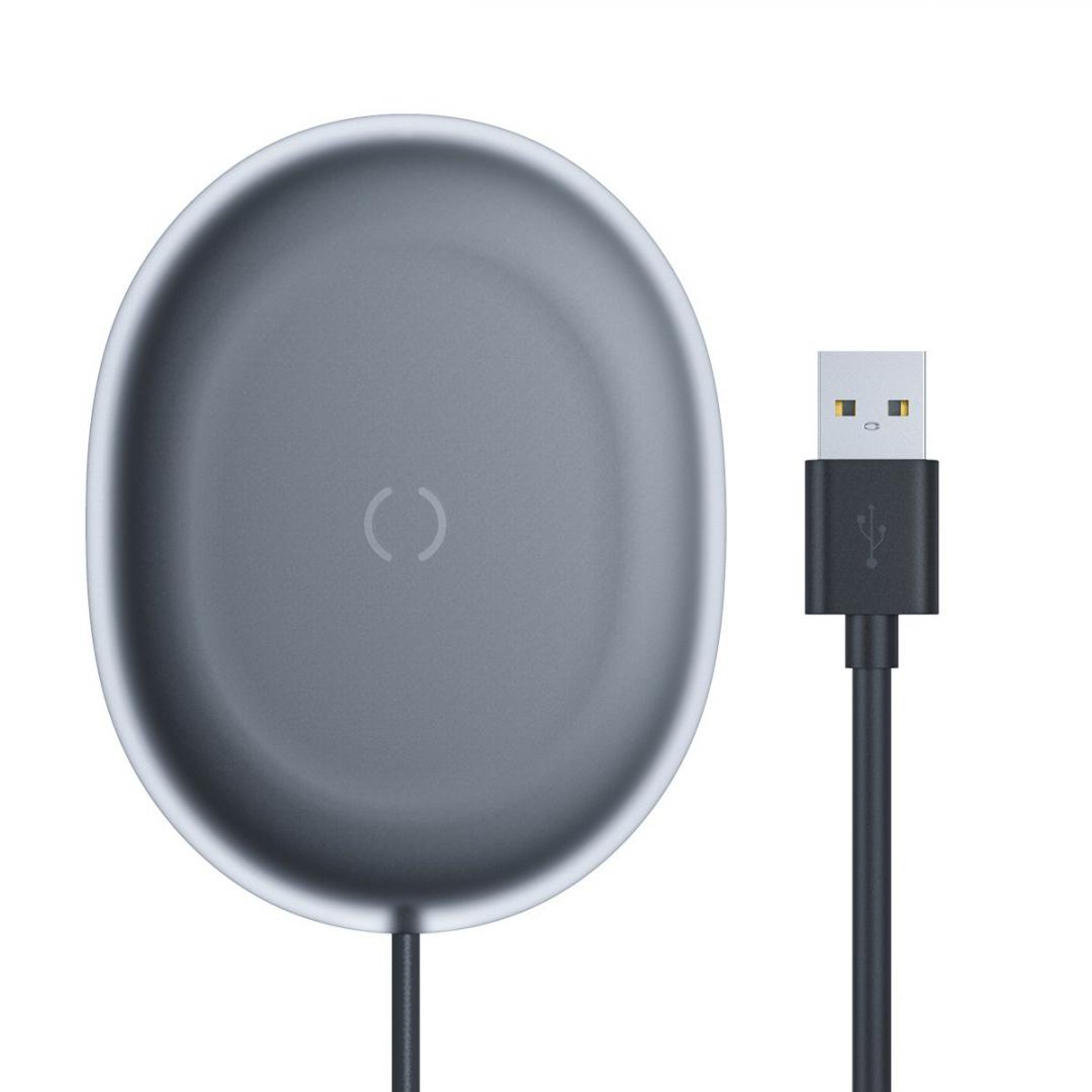Incarcator Baseus Jelly Qi 15W, negru - imagine 6