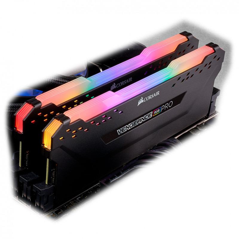 CR DDR4 16GB KIT 2666 VENGEANCE RGB PRO - imagine 8