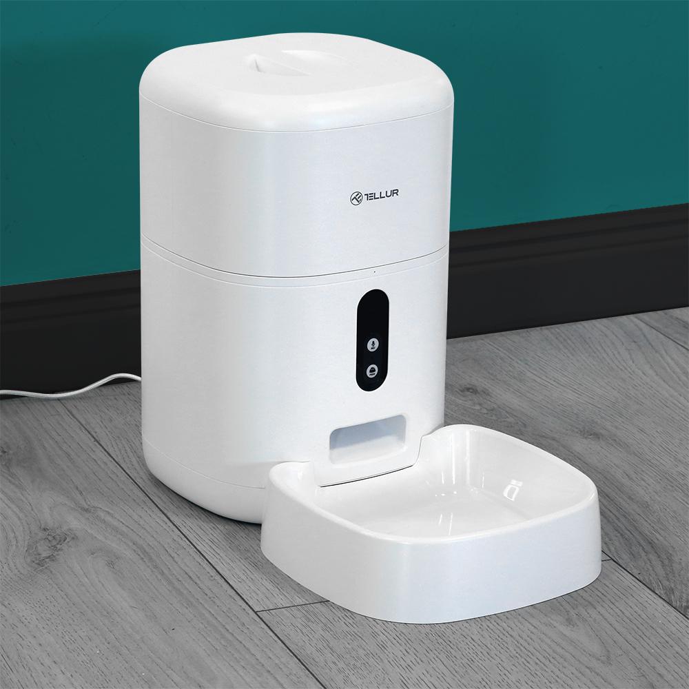 Tellur Dispenser Mancare Smart, 4L, alb - imagine 2