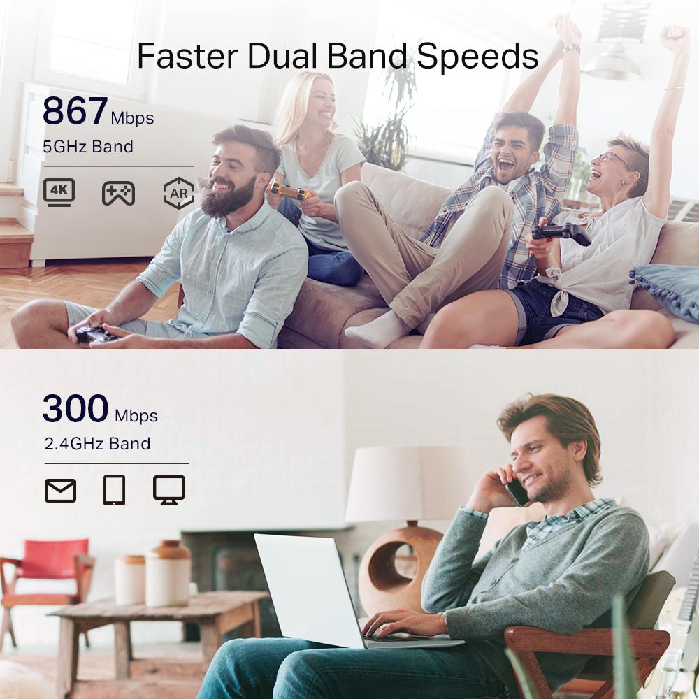 TPL RANGE-EXT IND AC1200 WI-FI RE330 - imagine 3