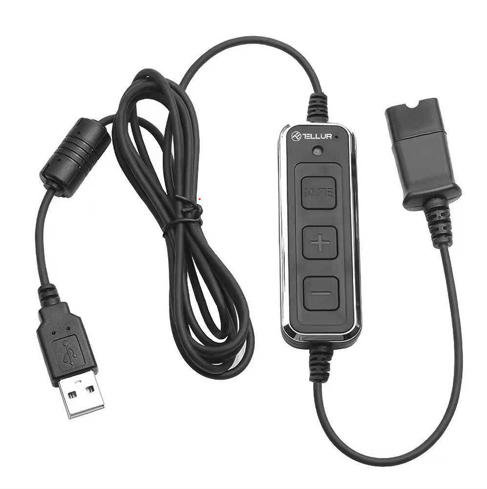 Casti Tellur Voice 5200N USB, negru - imagine 3