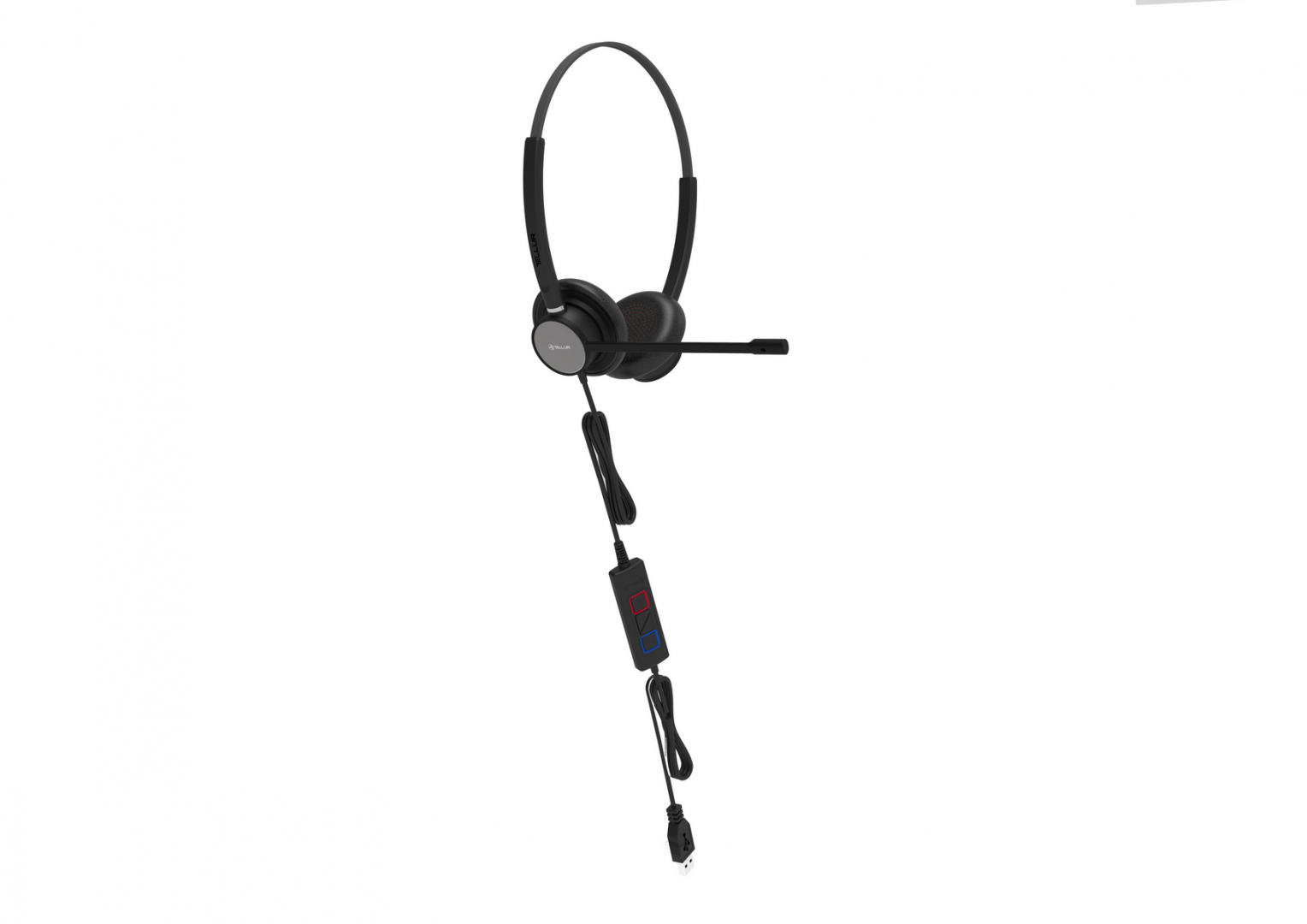 Casti Tellur Voice 420 USB, negru - imagine 2