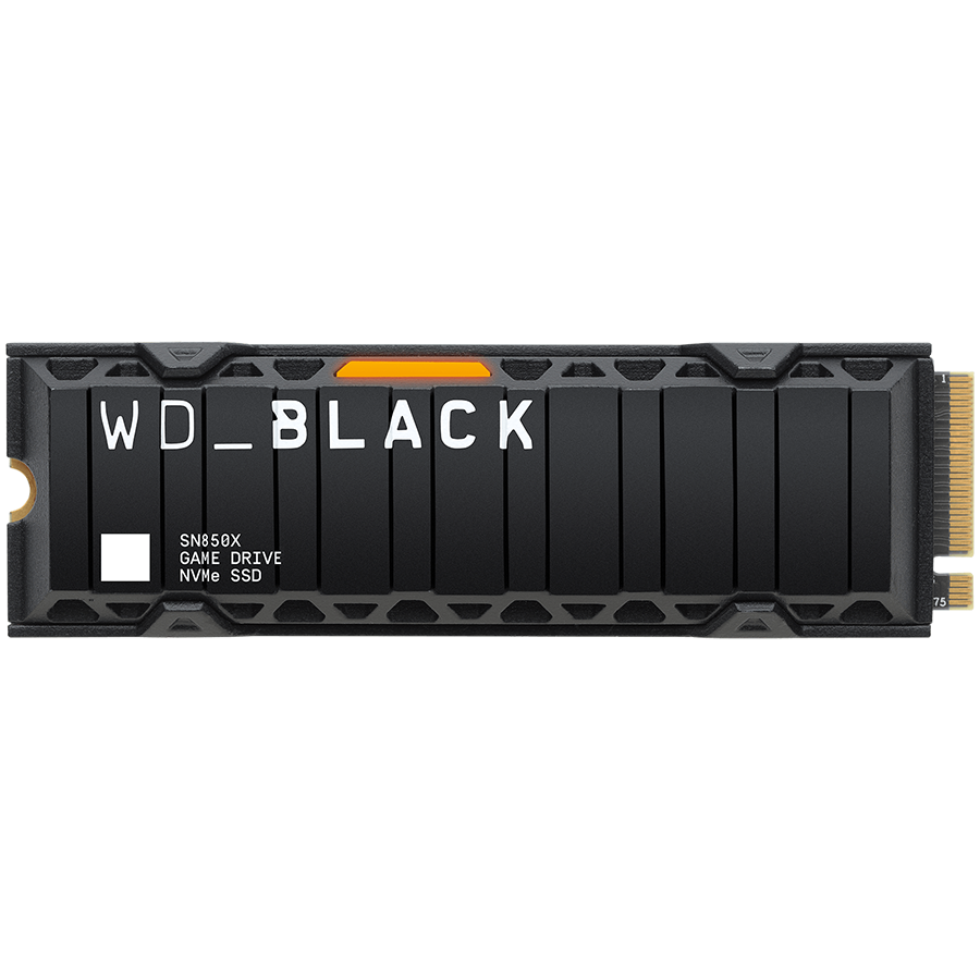 SSD WD Black SN850X HeatSink 2TB M.2 2280 PCIe Gen4 x4 NVMe, Read/Write: 7300/6600 MBps, IOPS 1200K/1100K, TBW: 1200, „WDS200T2XHE”