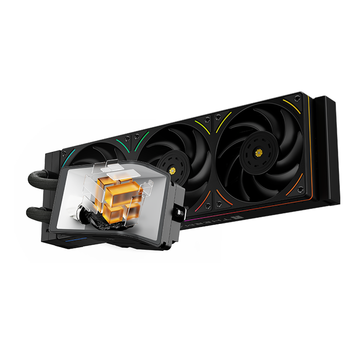 COOLER Thermalright "Wonder Vision 360 UB Argb Black", skt. Intel si AMD, racire cu lichid AIO, 3 x 120mm, 2150 rpm, pompa 6400 rpm, ecran AMOLED 6.67", ARGB, negru, "Wonder Vision 360 UB Argb Black" (timbru verde 2 lei) - imagine 2